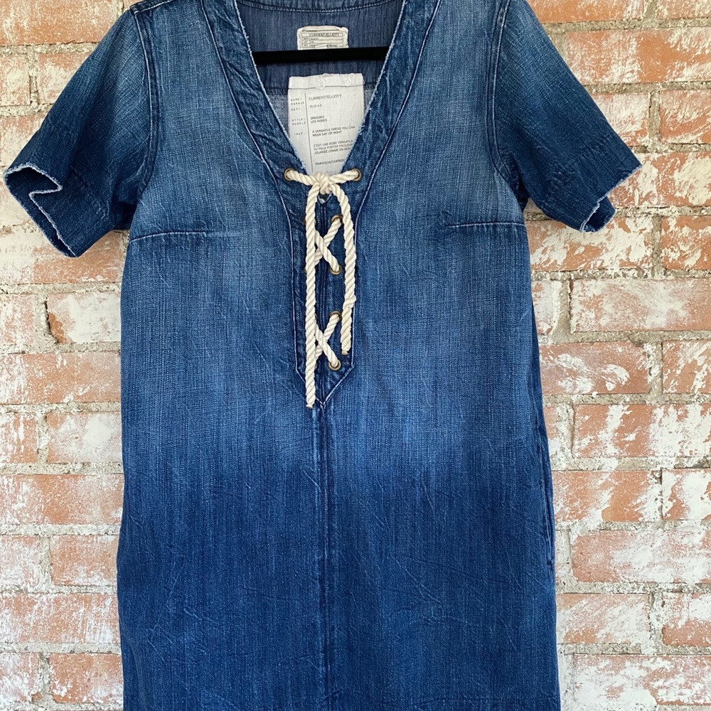 Current /Elliott denim dress